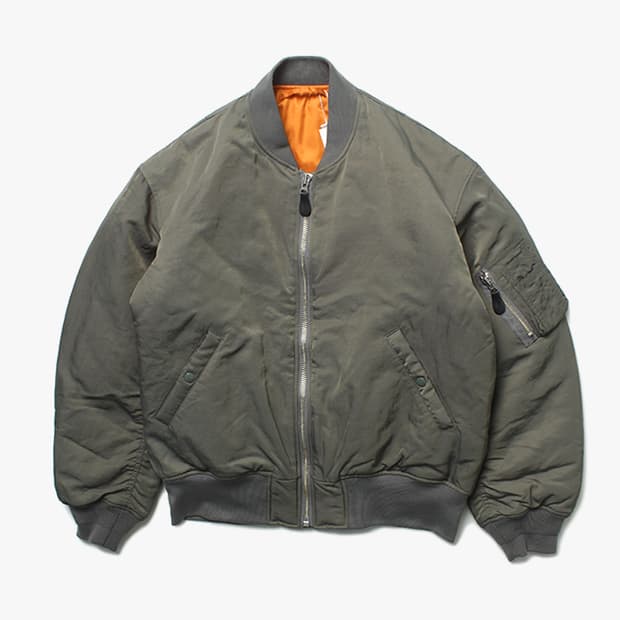  BEAMS "Khaki MA-1 Jacket"