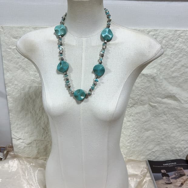빈티지 터키석 목걸이