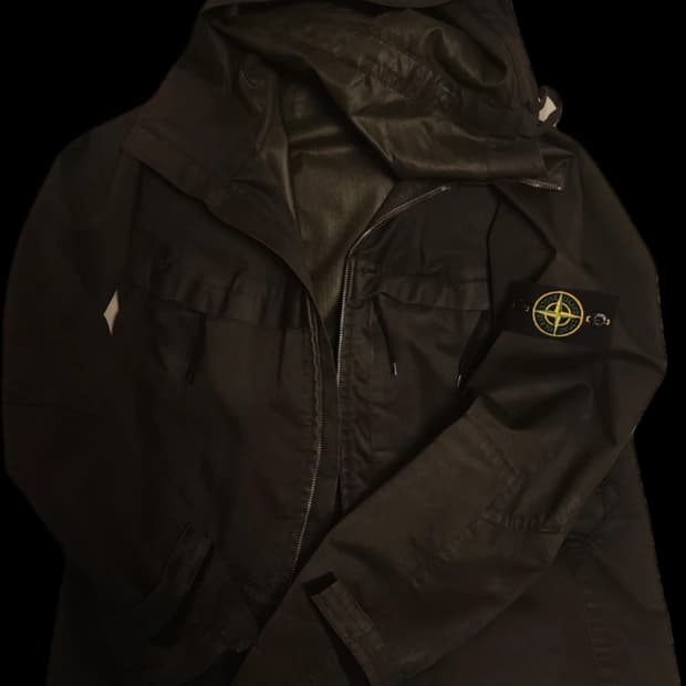 스톤아일랜드 Raso-r 후드 자켓 카키