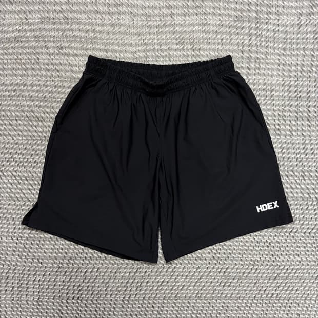 (L)HDEX 우븐 져지 반바지