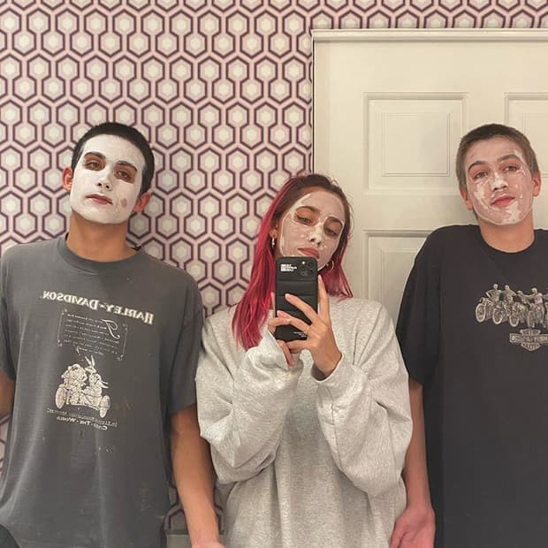 빈티지 할리데이비슨 x 워너브로스 Circle the World 반팔티