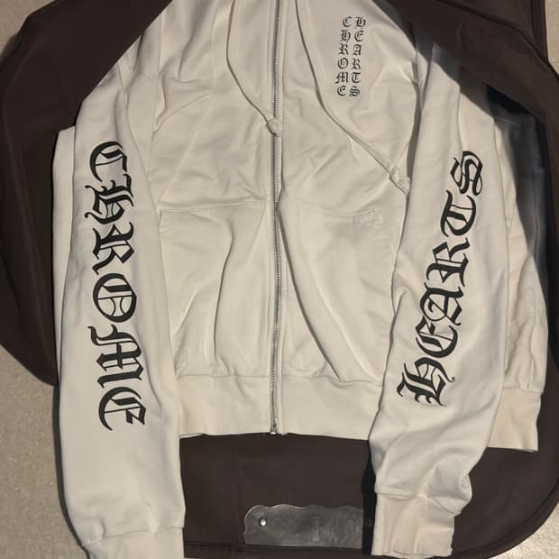 크롬하츠 버티컬 후드집업 L