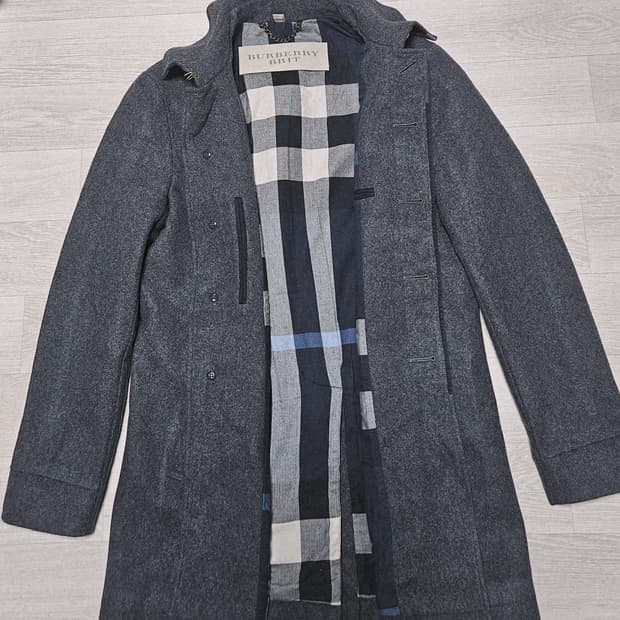 버버리 모 혼방  코트 M(95~100) 정품