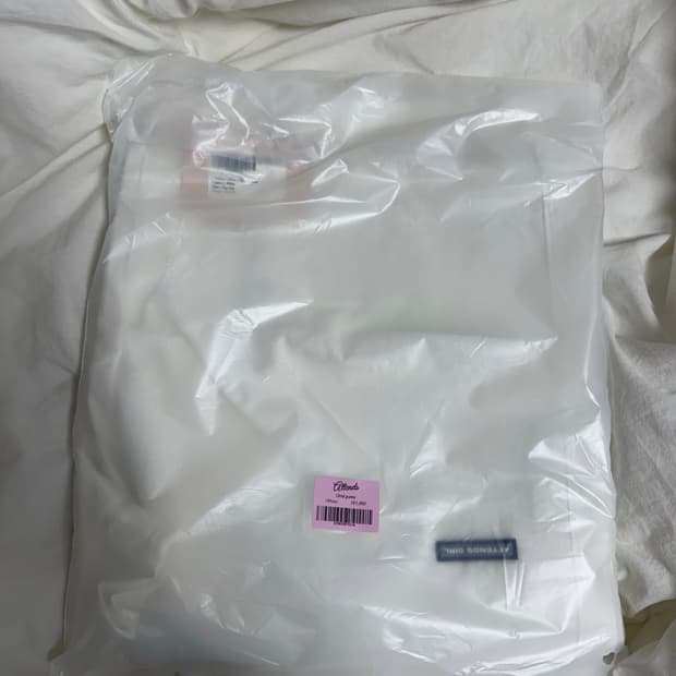 Attends 어텐즈 Grid pants 화이트 새상품