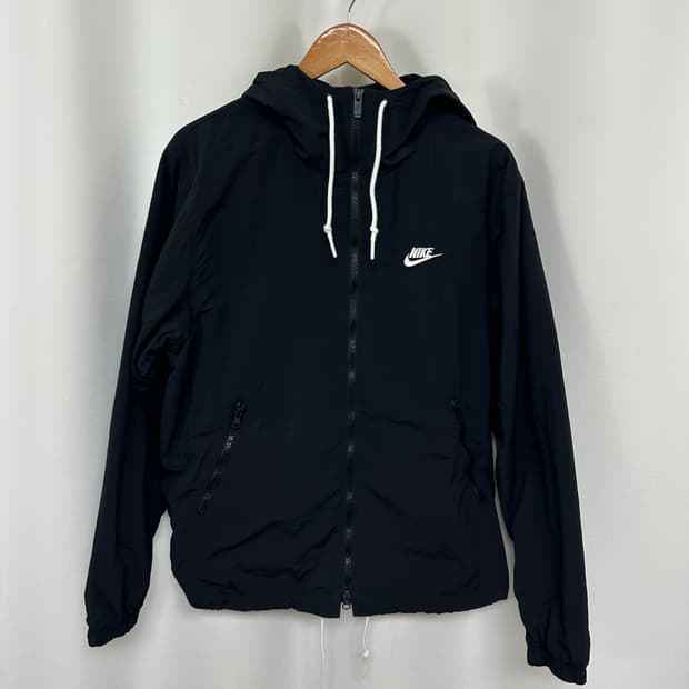 나이키 남자 나일론 후드 자켓 검정 L 100