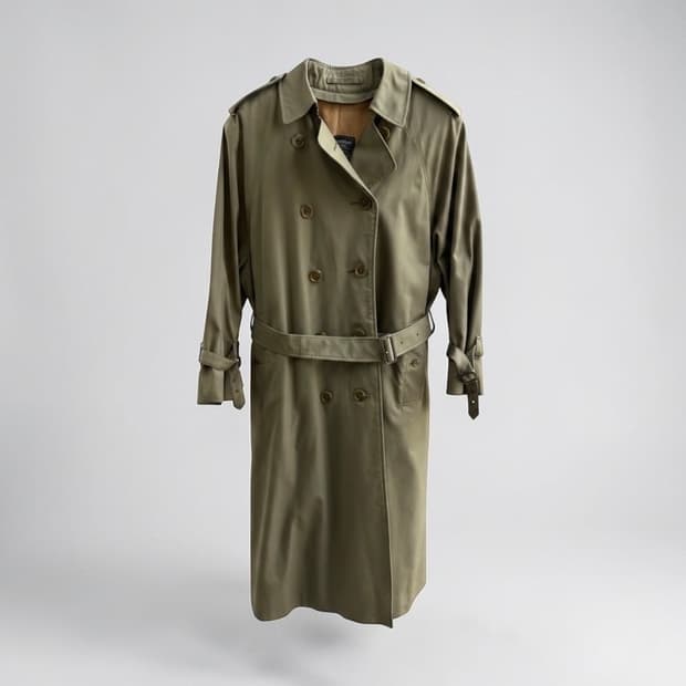 .UK14/ 버버리 벨티드 원패널 트렌치코트 자켓