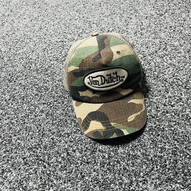 본더치 카모 매쉬 볼캡 