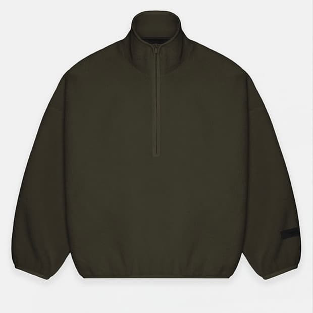 피어오브갓 에센셜 하프집 플리스