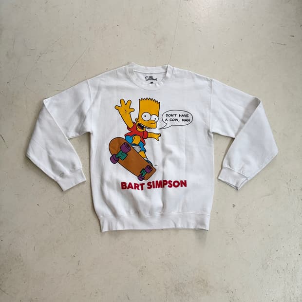 90s 심슨 오피셜 빈티지 스웻셔츠 M