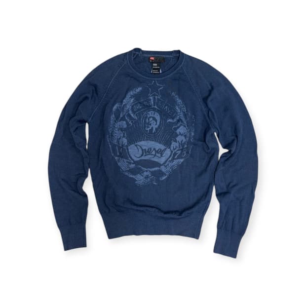 Diesel Virgin Wool Graphic Knit 