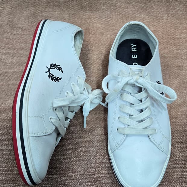 프레드페리 250mm-  킹스톤 트윌 캔버스  남자 운동화