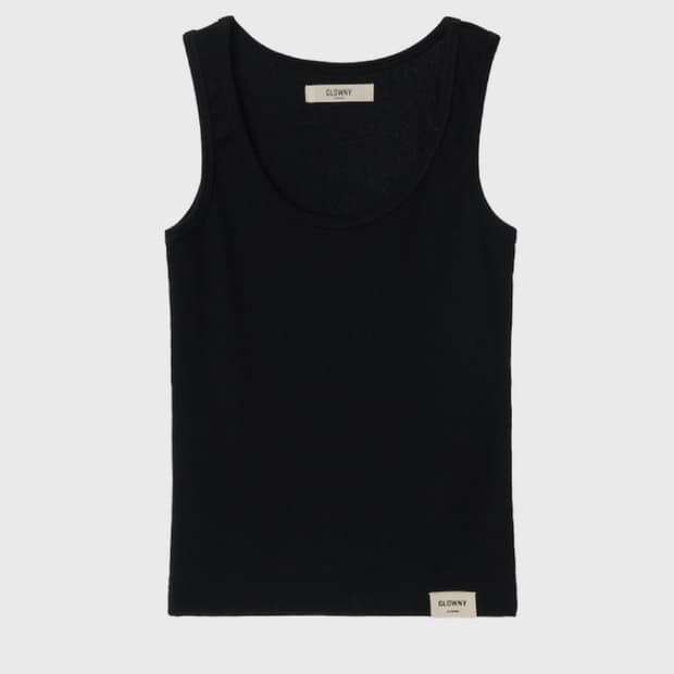 글로니 glowny g classic rib tank black m
