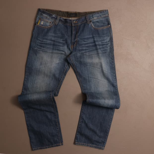 아르마니 진스 로고 워싱 데님팬츠 A1623