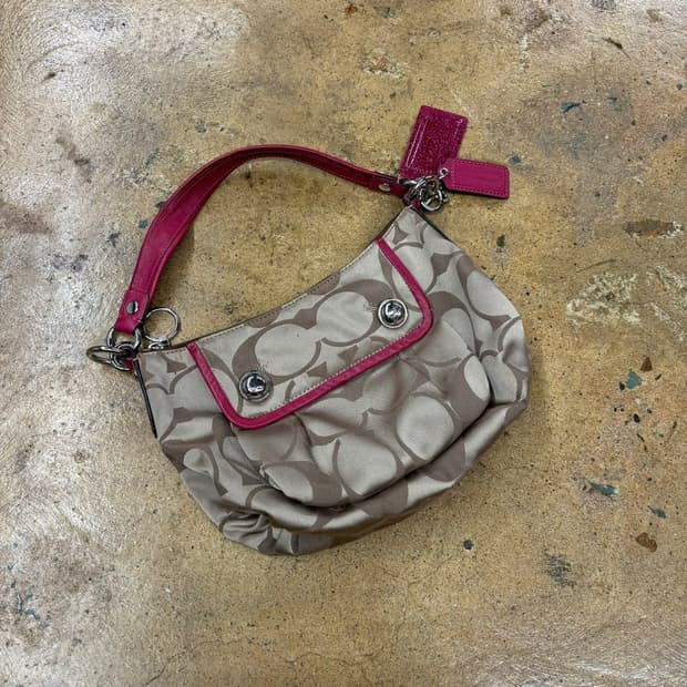 코치 미니 키링 핸드백 가방 