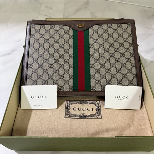 구찌 수프림 오피디아 클러치