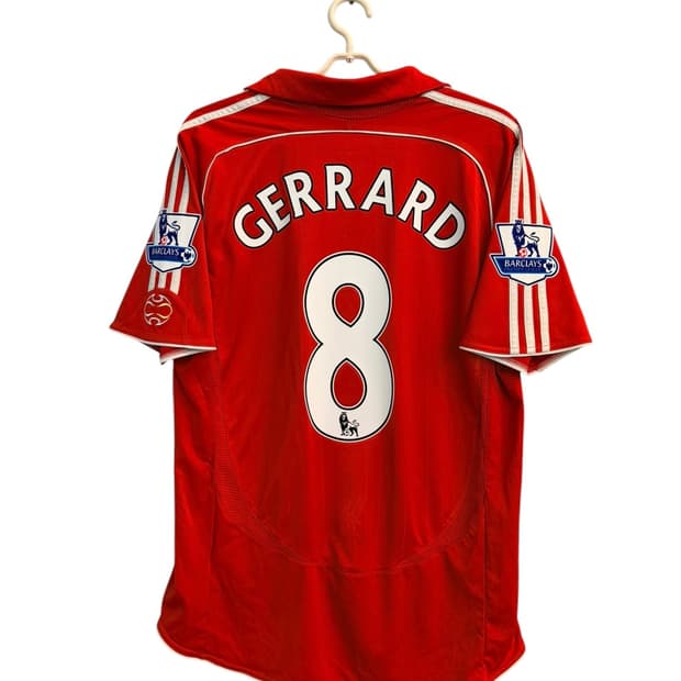 06-08리버풀  아디다스 정품 제라드 리그 풀패치 