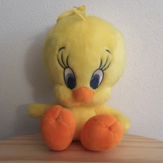 고전 트위티 인형 키링