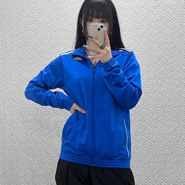 아디다스 올드스쿨 레트로 빈티지 져지 집업 100 C10559