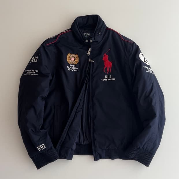 폴로 랄프로렌 레이싱 봄버 자켓 L