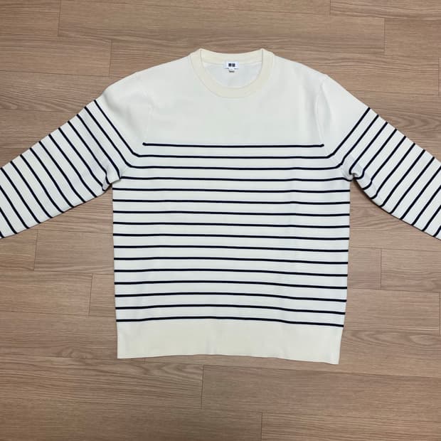 유니클로 스트라이프 니트 XL