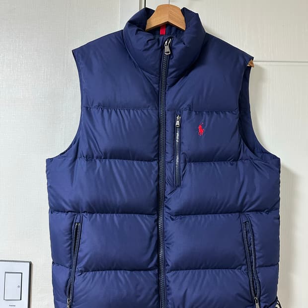 폴로 랄프로렌 남성 포니 다운 패딩 조끼 m