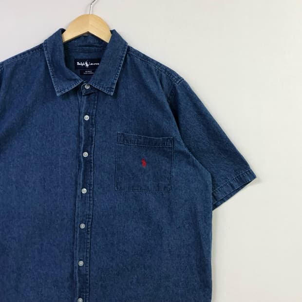 105 폴로 데님 셔츠