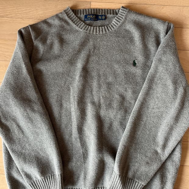 폴로 그린로고 니트 xxl