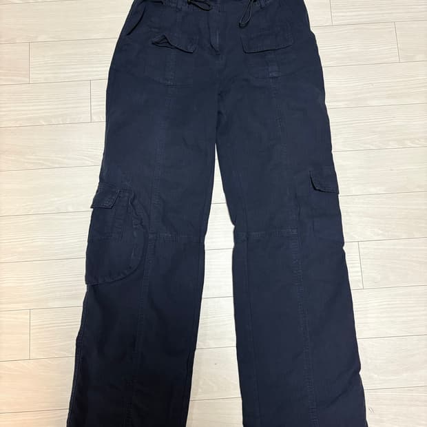 Brandy Melville 네이비 카고 와이드 팬츠