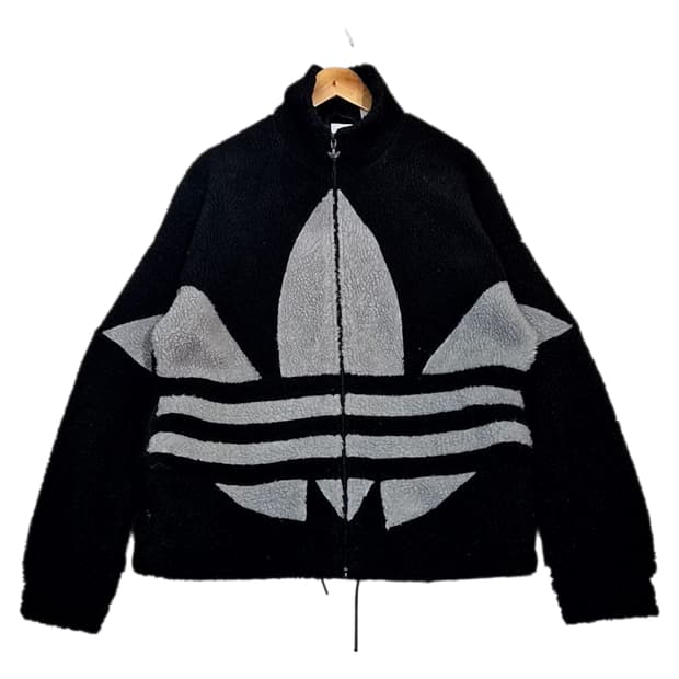 Adidas 아디다스 빅 트레포일 쉐르파 자켓
