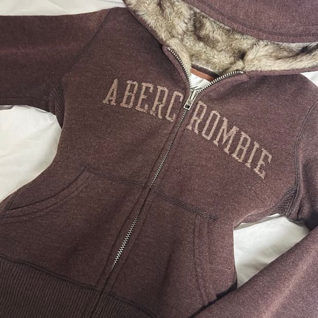 아베크롬비 후드집업 브라운 양도