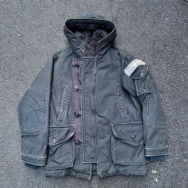 90s POLO 폴로 진스 밀리터리 파카 n3b 점퍼 올드스쿨 자켓 L