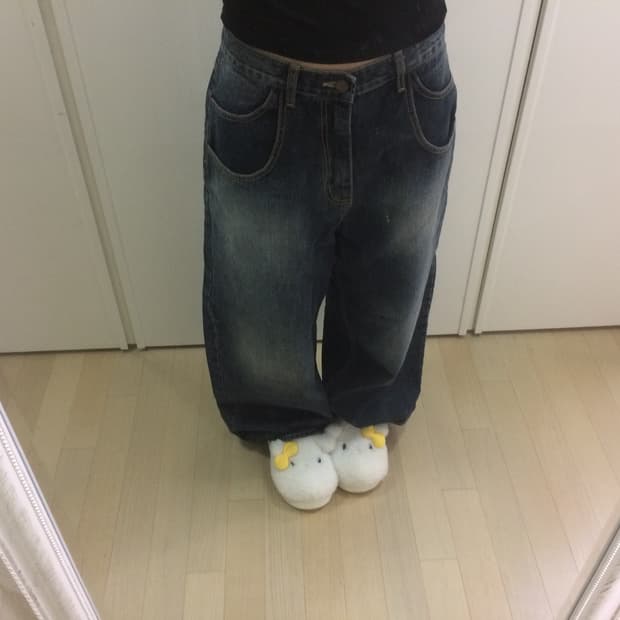 빈티지 데님팬츠