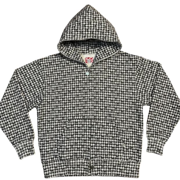 starteam skull full zip 스타팀 후드집업 새상품 XL