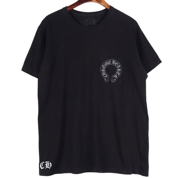 크롬하츠 말리부 플로랄 크로스 반팔티 