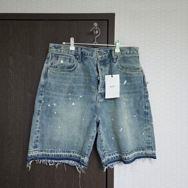 비헤비어 523S 셀비지 데님 쇼츠 4사이즈