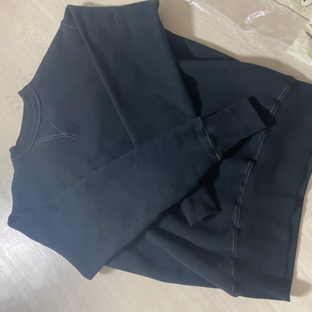 쿠쉬맨 cushman 스웻셔츠 맨투맨 블랙 XL 