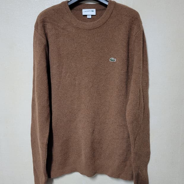 라코스테 베이직 라운드 니트