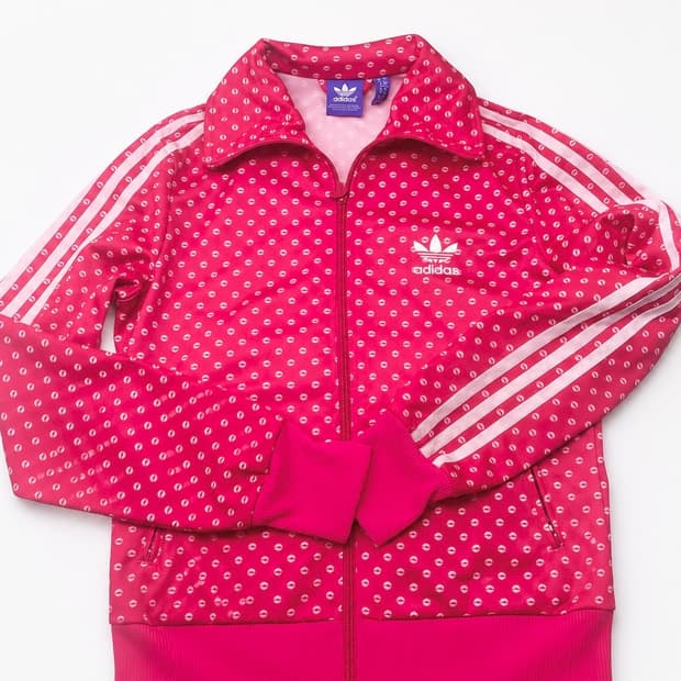 (희귀 져지) adidas 도트 핑크 져지