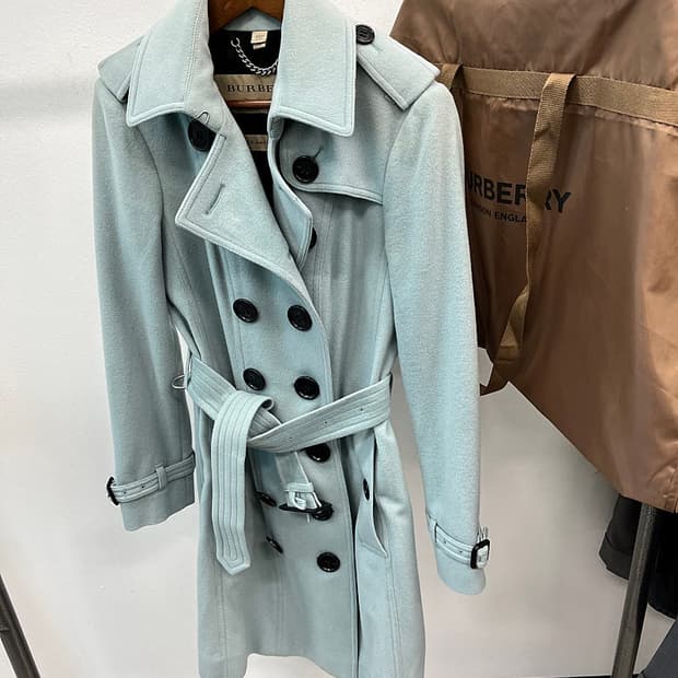 여) 버버리 캐시미어100% 코트 