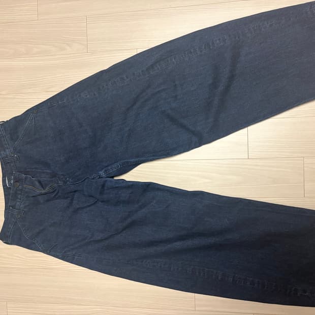 해칭룸 와이드 커브진 인디고 3사이즈