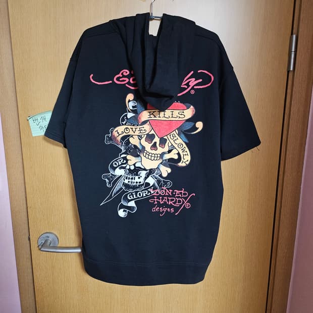 에드 하디 Ed Hardy 반팔후드집업자켓