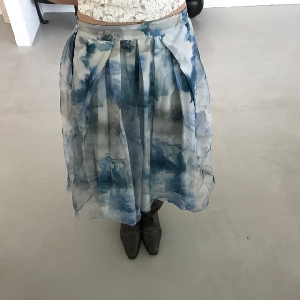vintage pattern skirt