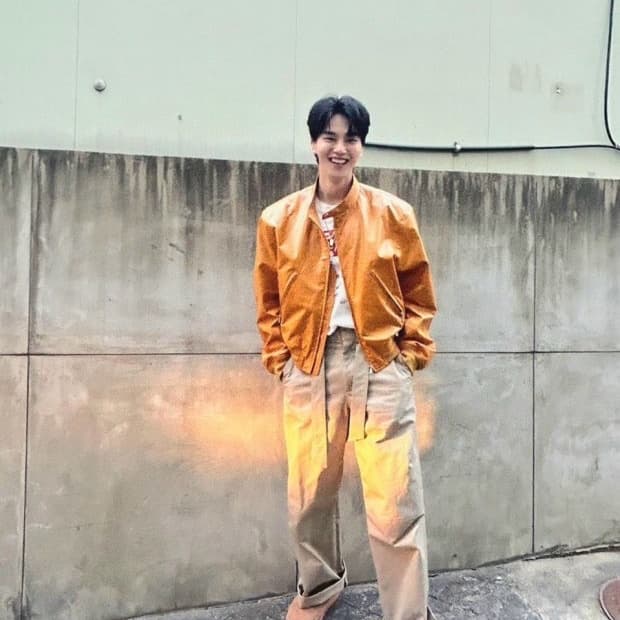 렉토 24SS 암브레 모터사이클 자켓 머스타드