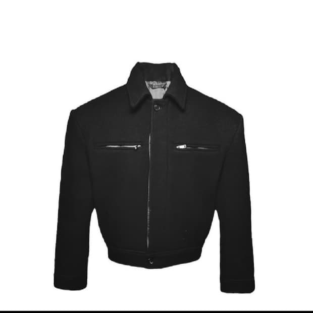 (구매)아워글래스(ourglass) 파워숄더 울 크롭 자켓 OS