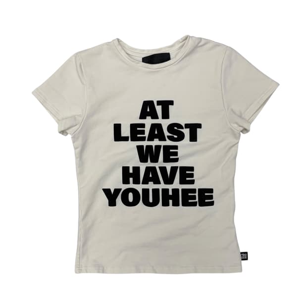 YOUHEE 유희 레터링 티셔츠 
