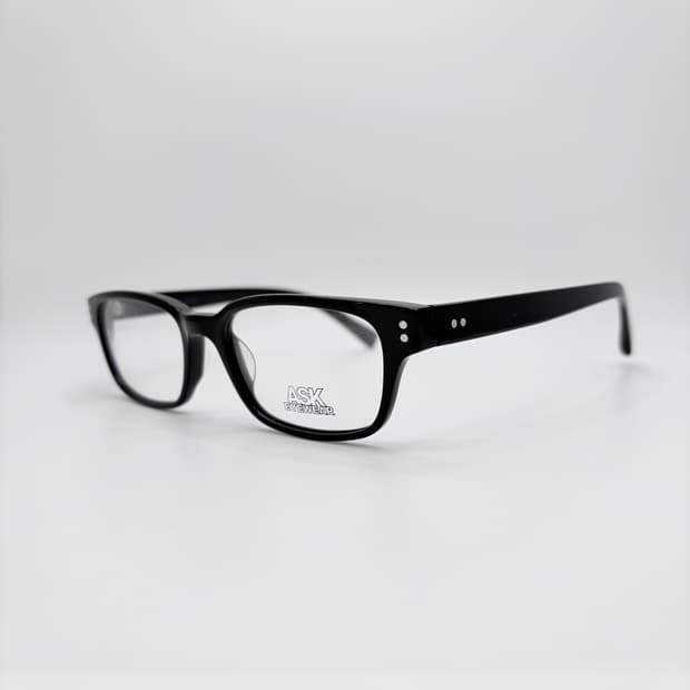 ASK 사각 블랙 빈티지 뿔테