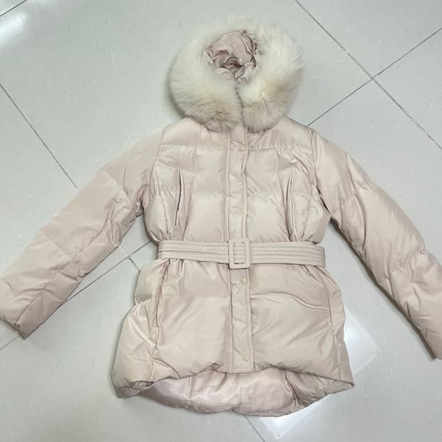 듀엘 폭스퍼 후드 구스다운 - 정가 35만원