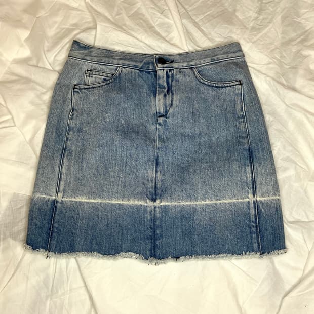 엠엠식스 메종마르지엘라 데님 미니스커트