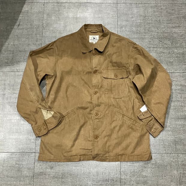 일본빈티지 Regimentalclub 올드스쿨아메카지 사파리셔츠자켓