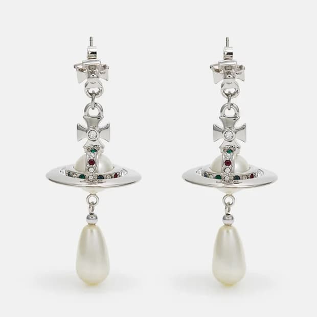 비비안웨스트우드 드롭 귀걸이 새상품 진주 드롭 이어링 